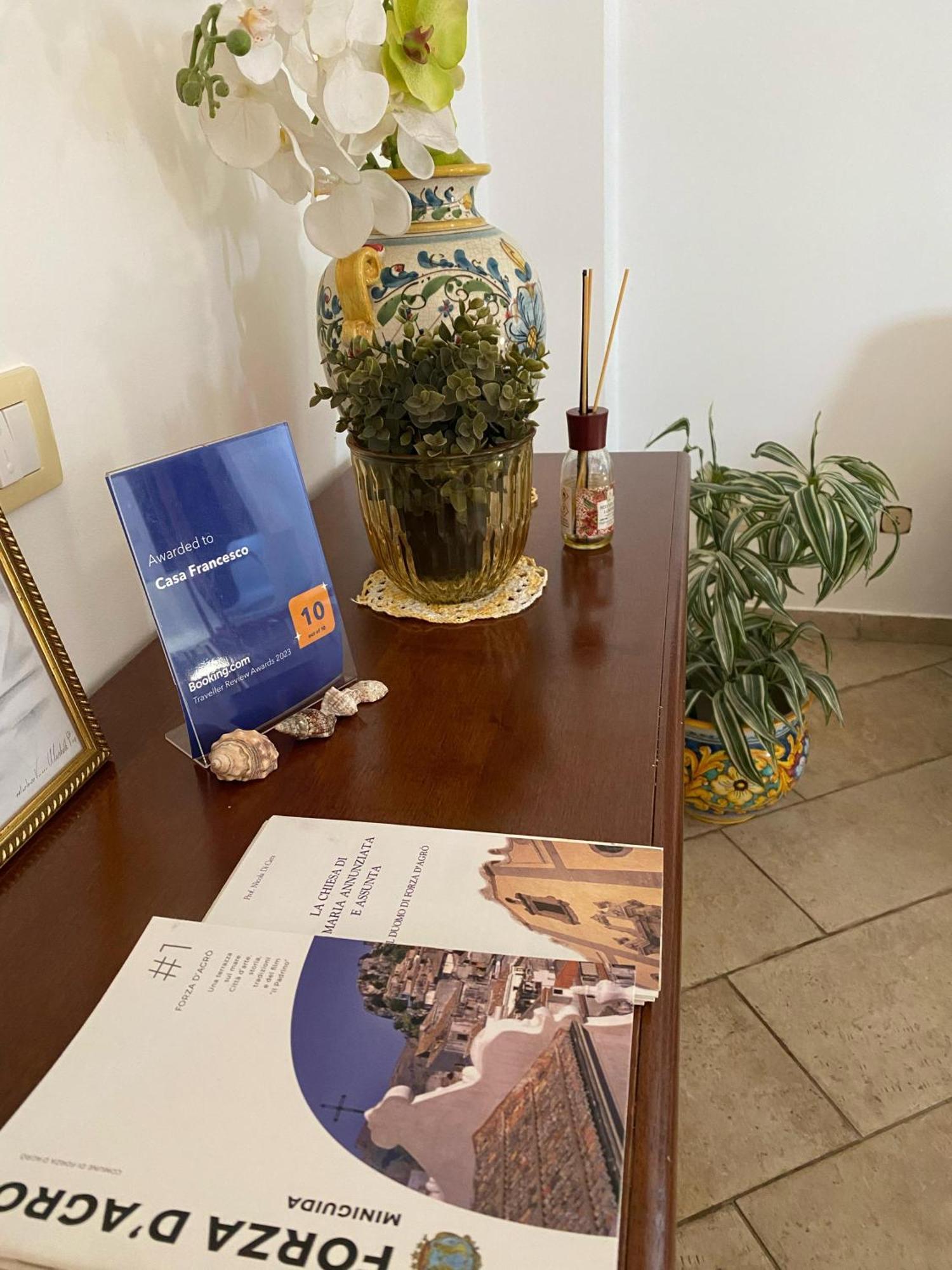 Casa Francesco Villa Forza dʼAgro Exteriör bild